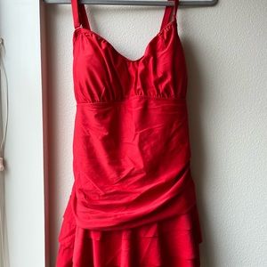 Plus Size Torrid Red Swim dress